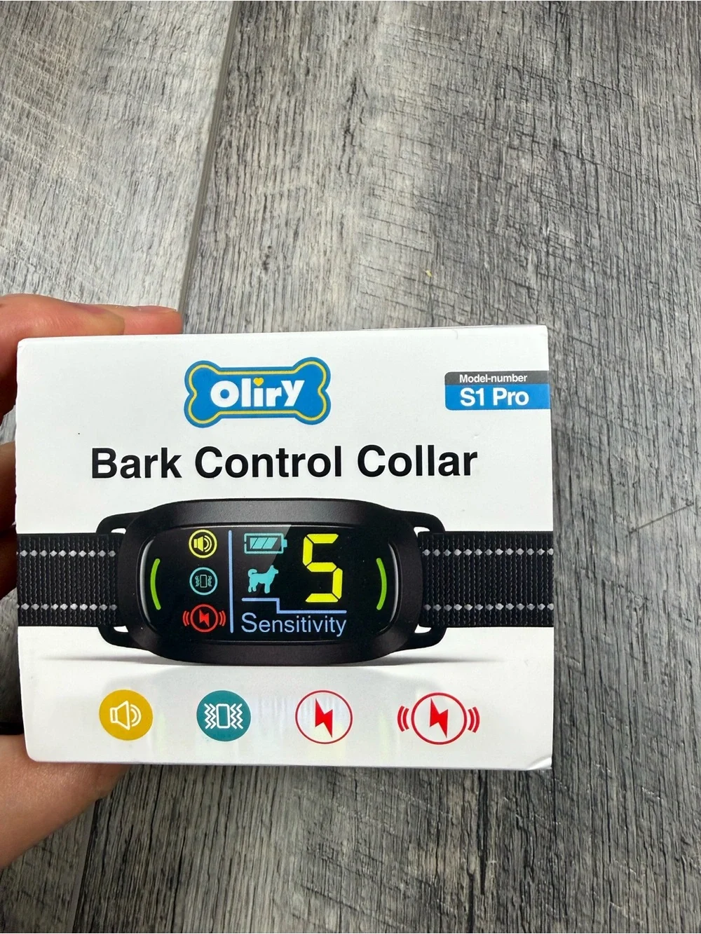 Oliry Pink Bark Control Collar